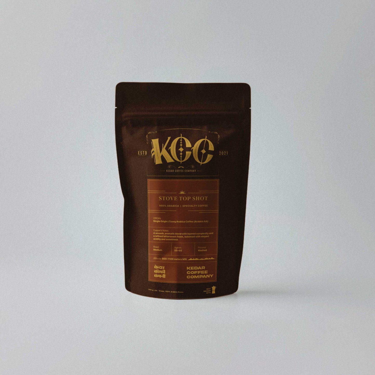 Stove Top Shot -  Medium Roast Coffee (250g)